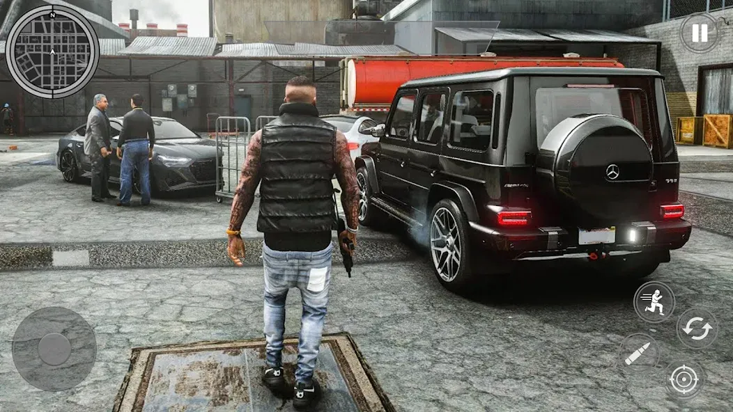 Grand Theft Shooting Games 3D [MOD: безлимитные деньги и оружие] Screenshot 3