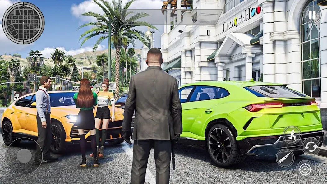 Grand Theft Shooting Games 3D [MOD: безлимитные деньги и оружие] Screenshot 4