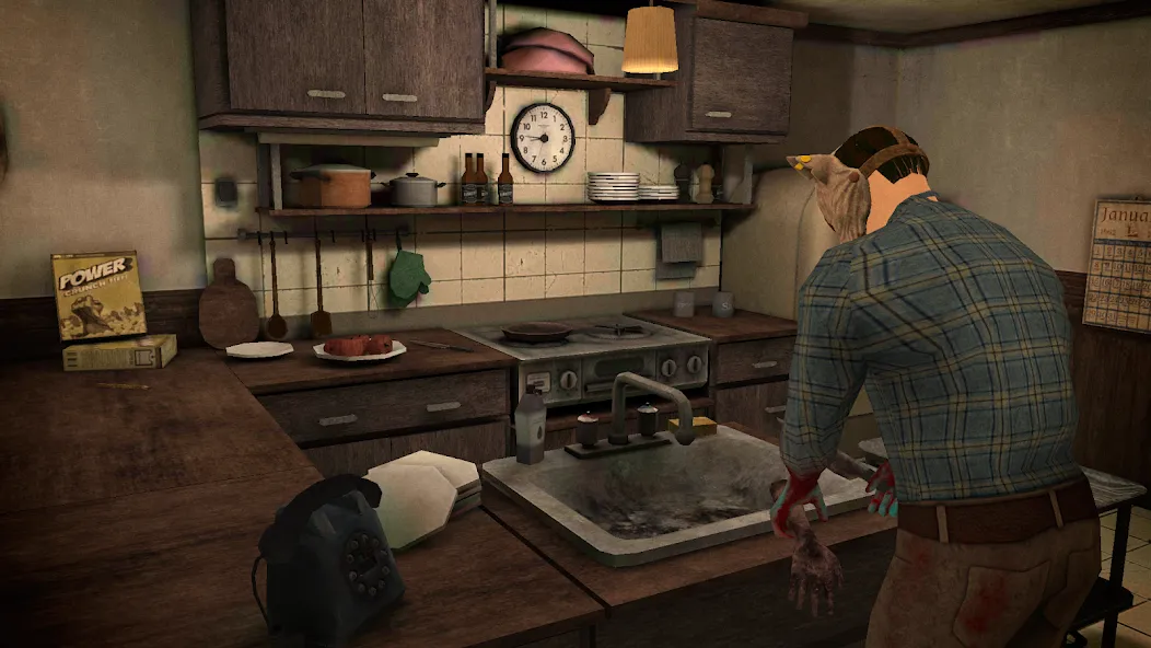 911: Cannibal (Horror Escape] [MOD: безлимитные подсказки и открыты все уровни] Screenshot 1