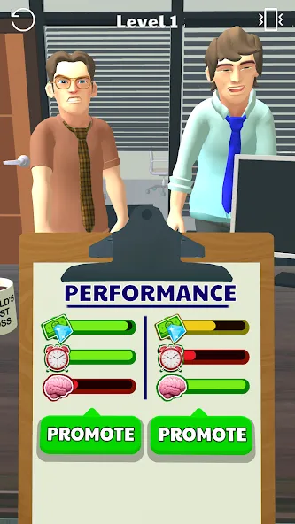 Boss Life 3D: Office Adventure [MOD: безлимитные деньги и все уровни] Screenshot 1
