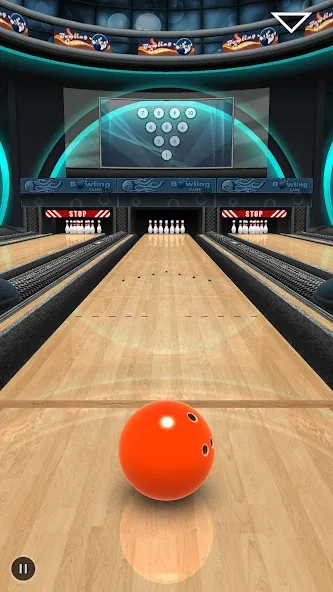 Bowling Game 3D [MOD: безлимитные монеты и все шары открыты] Screenshot 1