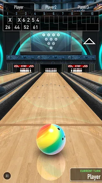 Bowling Game 3D [MOD: безлимитные монеты и все шары открыты] Screenshot 4