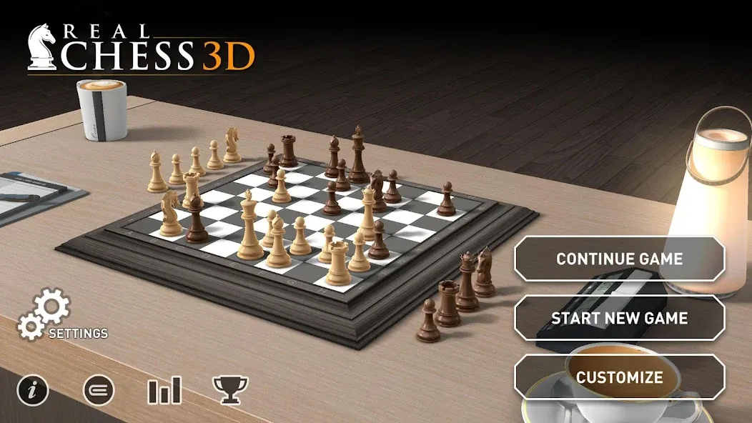 Real Chess 3D [MOD: шахматные фигуры и доски разблокированы] Screenshot 3