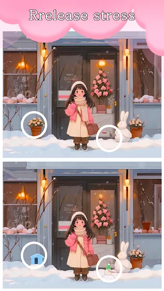 Differences: Spot a Difference [MOD: подсказки без ограничений и все уровни открыты] Screenshot 1
