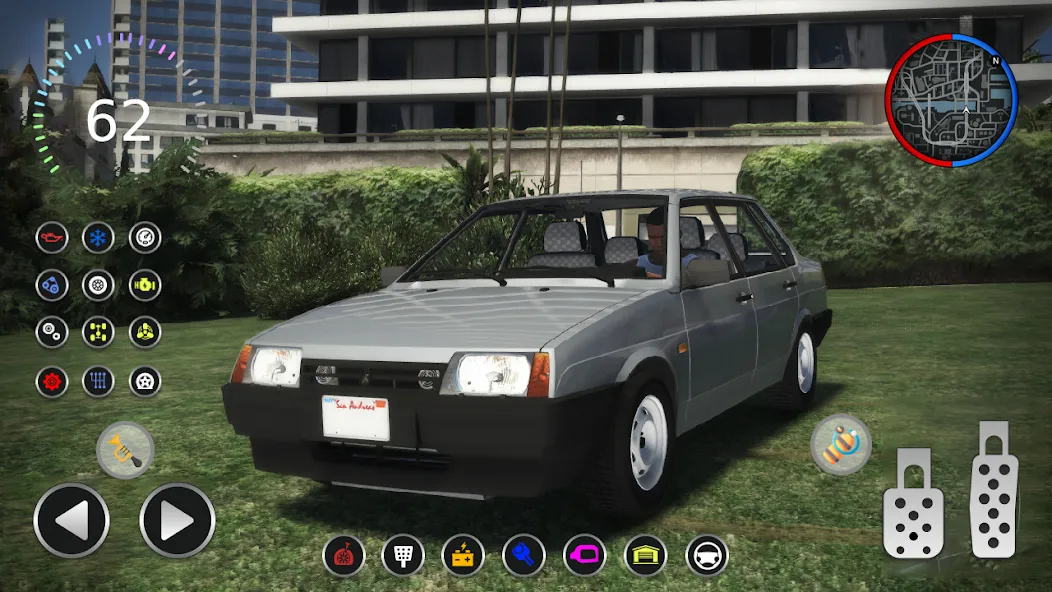 21099 Lada: Russian Racer Max [MOD: безлимитные деньги и топливо] Screenshot 1