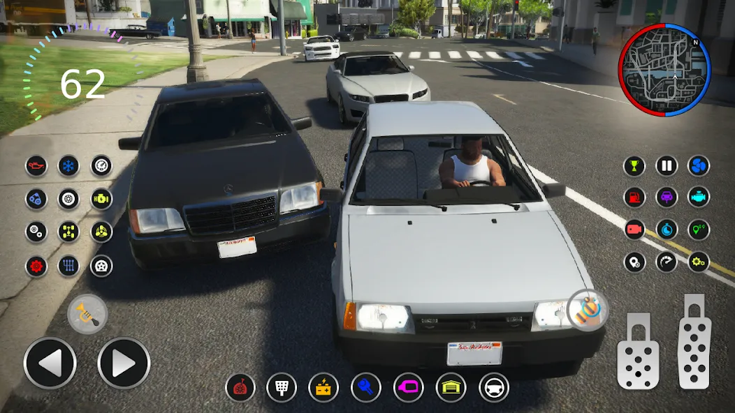 21099 Lada: Russian Racer Max [MOD: безлимитные деньги и топливо] Screenshot 3