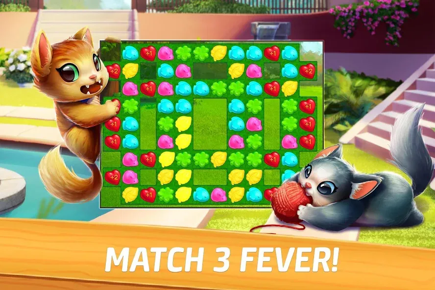 Meow Match [MOD: безлимитные монеты и жизни] Screenshot 4