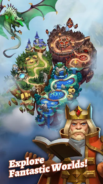 Dragon Strike: Puzzle RPG [MOD: безлимитные ресурсы и усиленные драконы] Screenshot 4