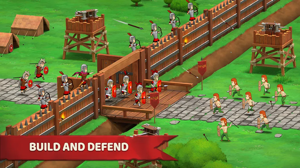 Grow Empire: Rome [MOD: безлимитные ресурсы и улучшения] Screenshot 1