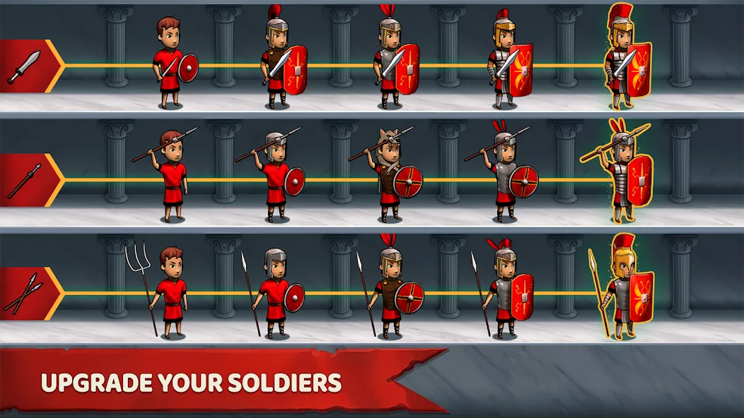 Grow Empire: Rome [MOD: безлимитные ресурсы и улучшения] Screenshot 2