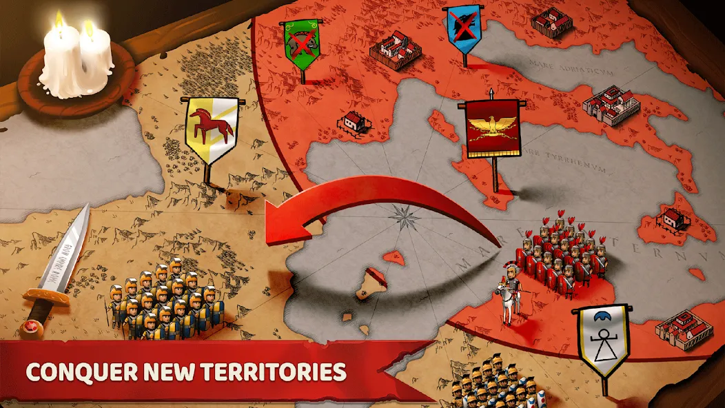 Grow Empire: Rome [MOD: безлимитные ресурсы и улучшения] Screenshot 3