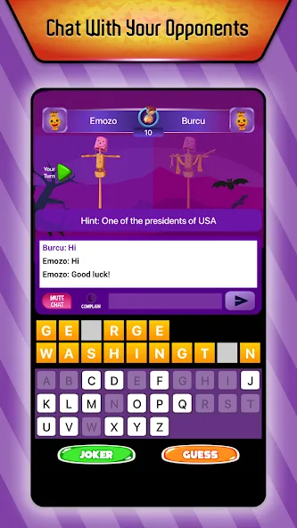 Online Hangman Word Game [MOD: много подсказок и слов] Screenshot 1