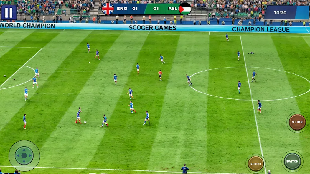 Soccer Games Football League [MOD: безлимитные деньги и все команды открыты] Screenshot 2