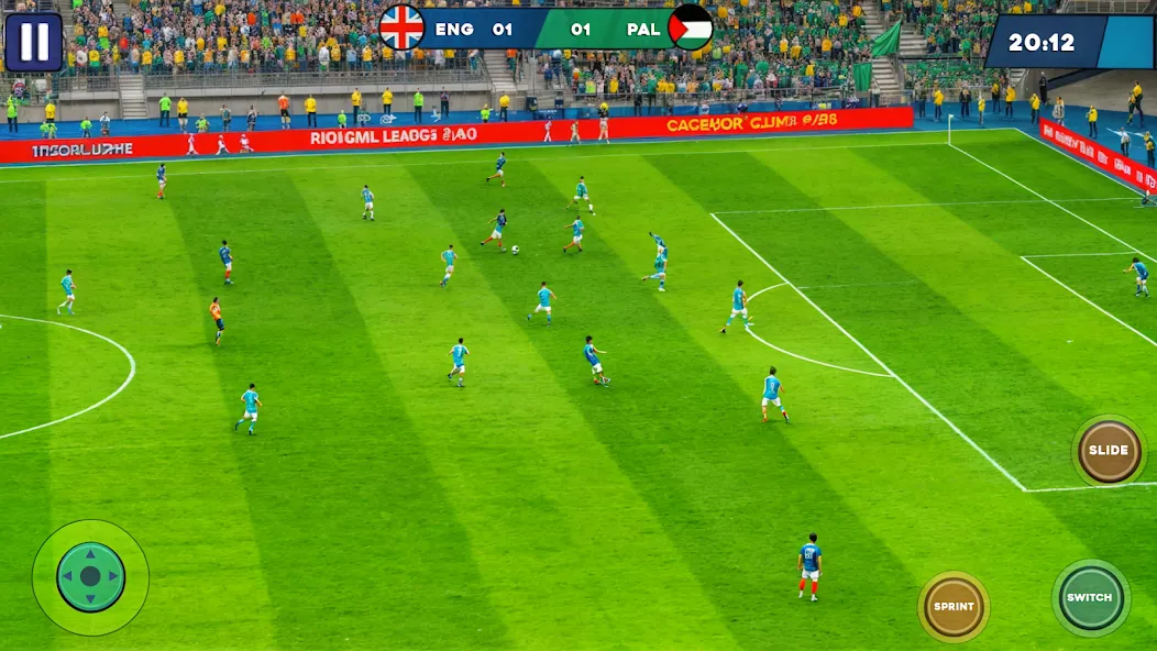 Soccer Games Football League [MOD: безлимитные деньги и все команды открыты] Screenshot 4