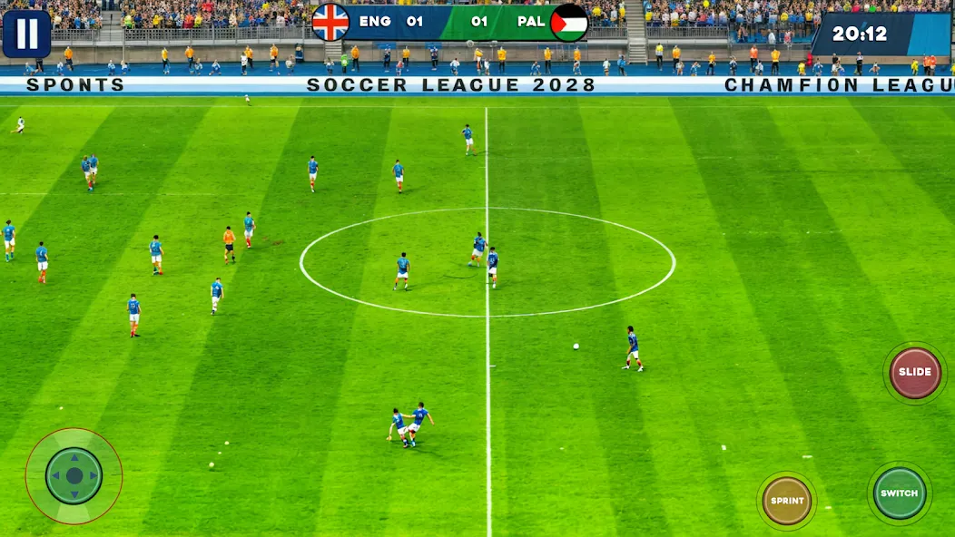Soccer Games Football League [MOD: безлимитные деньги и все команды открыты] Screenshot 5