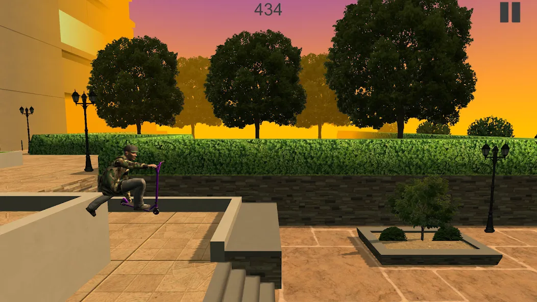 Street Lines: Scooter [MOD: безлимитные монеты и все скутеры] Screenshot 1