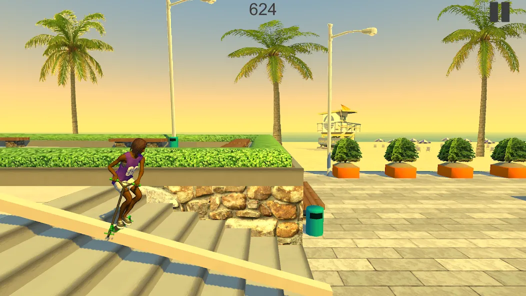 Street Lines: Scooter [MOD: безлимитные монеты и все скутеры] Screenshot 2