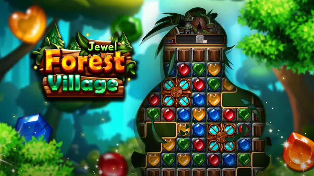 Jewel Forest Village [MOD: безлимитные монеты и жизни] Screenshot 5