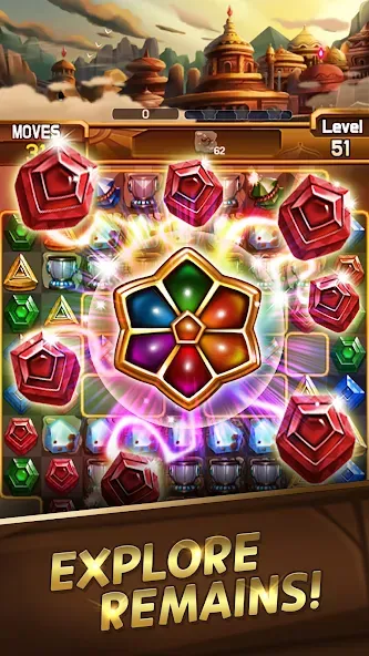 Fantastic Jewel Lost Kingdom [MOD: бесконечные жизни и подсказки] Screenshot 1