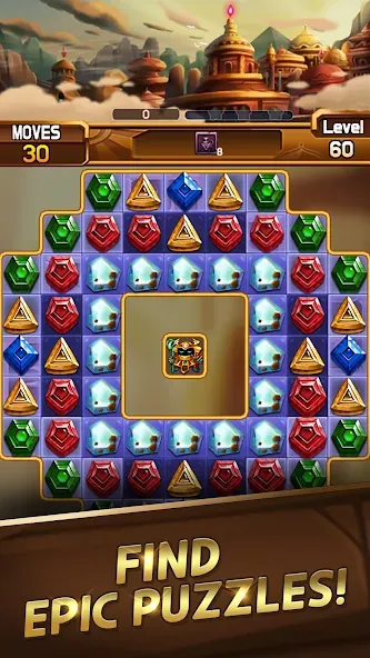 Fantastic Jewel Lost Kingdom [MOD: бесконечные жизни и подсказки] Screenshot 5