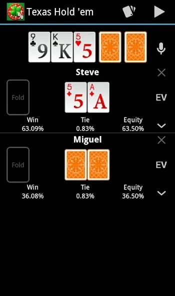 Poker Calculator [MOD: точный расчёт покерных комбинаций] Screenshot 1