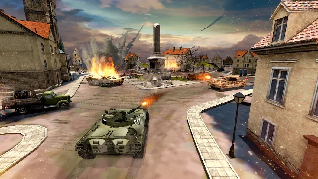 Tank Battle Army Games 2023 [MOD: безлимитные деньги и оружие] Screenshot 3