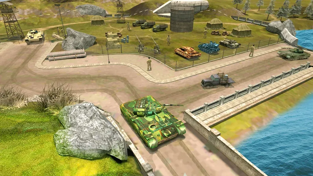 Tank Battle Army Games 2023 [MOD: безлимитные деньги и оружие] Screenshot 5