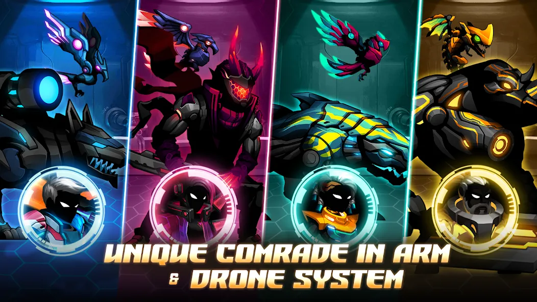 Cyber War: Offline Fantasy RPG [MOD: безлимитные деньги и ресурсы] Screenshot 4