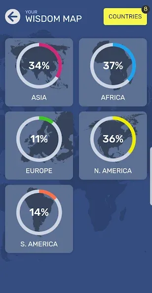 Map Quiz World Geography [MOD: открыты все карты и уровни] Screenshot 1