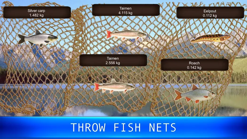 Fish rain: sport fishing [MOD: безлимитные деньги и редкие рыбы] Screenshot 5