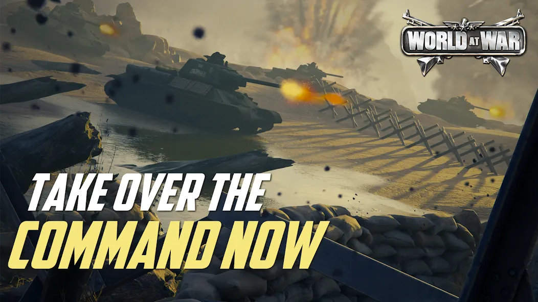 World at War: WW2 Strategy [MOD: безлимитные ресурсы и мощная армия] Screenshot 1