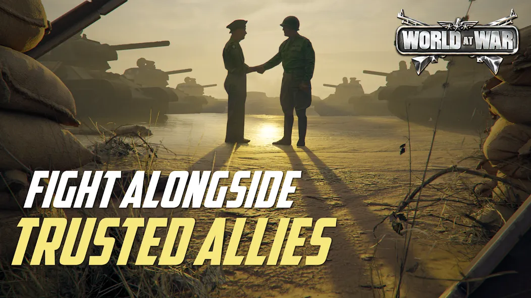 World at War: WW2 Strategy [MOD: безлимитные ресурсы и мощная армия] Screenshot 4