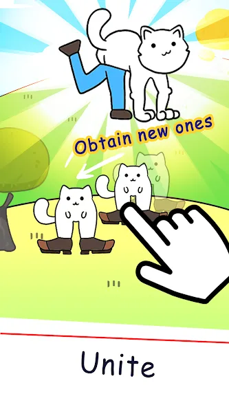 Cat Game Purland offline games [MOD: безлимитные монеты и все котики открыты] Screenshot 1