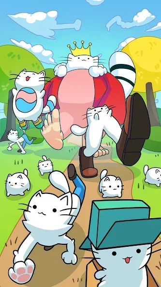 Cat Game Purland offline games [MOD: безлимитные монеты и все котики открыты] Screenshot 3