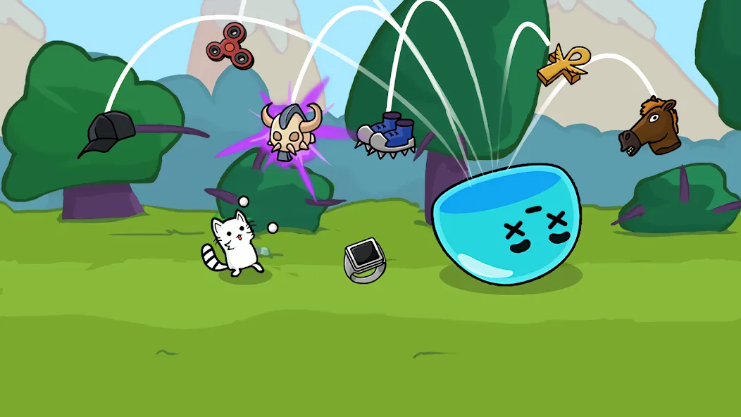Stickman Cat Gun offline games [MOD: без рекламы и бесконечные патроны] Screenshot 3