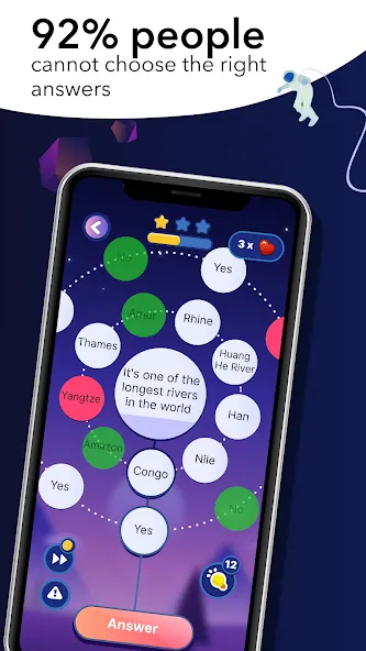 Erudite: Trivia Game &amp; Quiz [MOD: без рекламы и все вопросы открыты] Screenshot 1