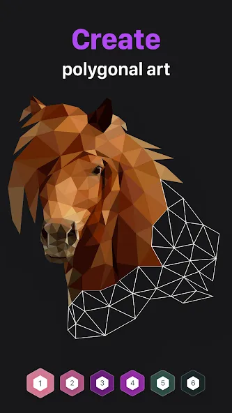 Polygon - Art Coloring Book [MOD: открыты все раскраски и подсказки] Screenshot 4