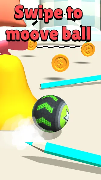 Toy Going Ball Roll [MOD: без рекламы и все уровни открыты] Screenshot 1