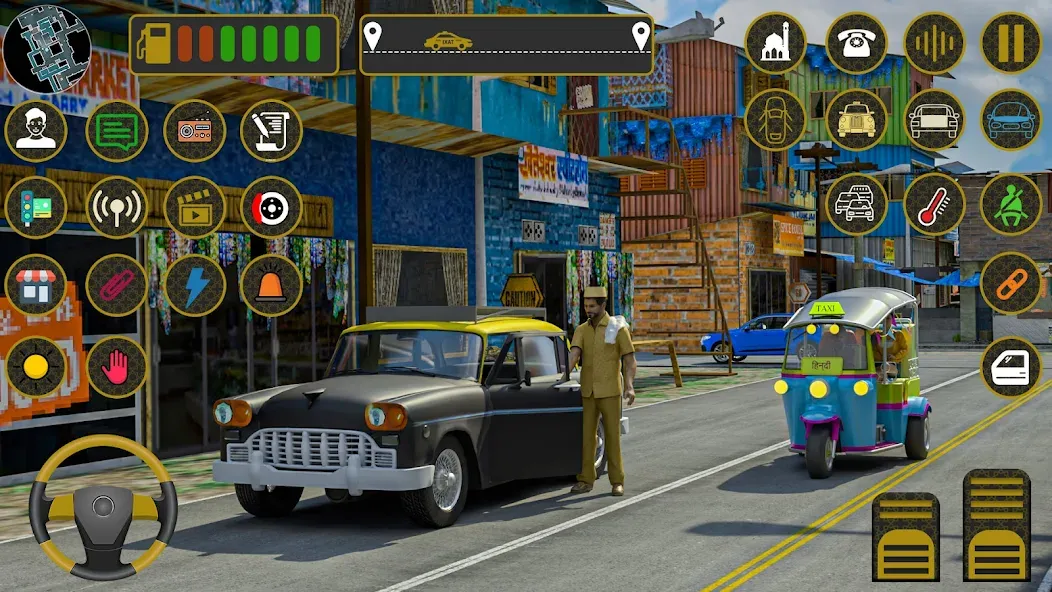 Indian Taxi Simulator car Game [MOD: безлимитные деньги и все машины открыты] Screenshot 1