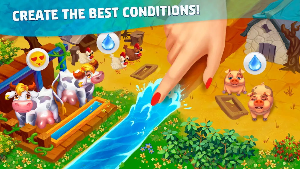 Harvest Land [MOD: безлимитные монеты и ускоренное строительство] Screenshot 3