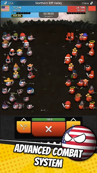 e-Sim Countryball Be President [MOD: безлимитные деньги и ресурсы] Screenshot 2