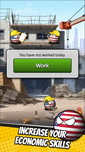e-Sim Countryball Be President [MOD: безлимитные деньги и ресурсы] Screenshot 4