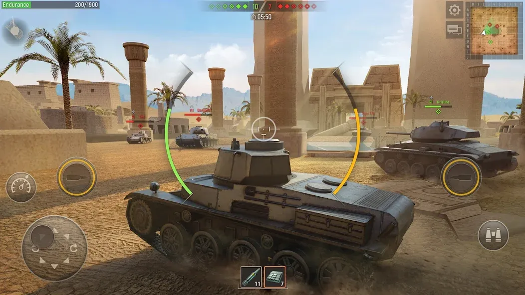 Battle Tanks: Tank Games WW2 [MOD: безлимитные деньги и все танки] Screenshot 3