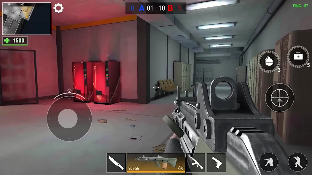 Modern Gun: Shooting War Games [MOD: безлимитные деньги и оружие] Screenshot 5