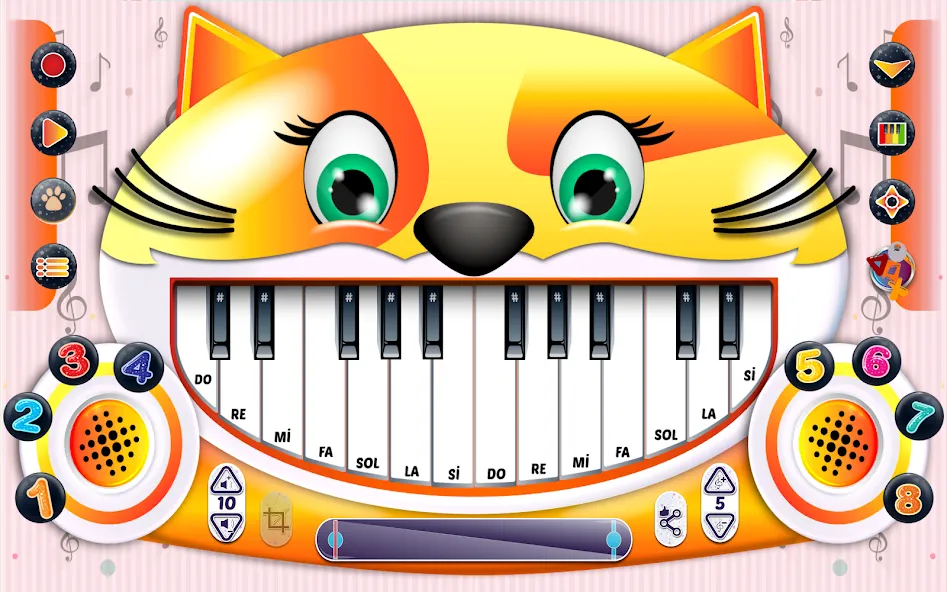 Meow Music - Sound Cat Piano [MOD: без рекламы и все ноты открыты] Screenshot 1