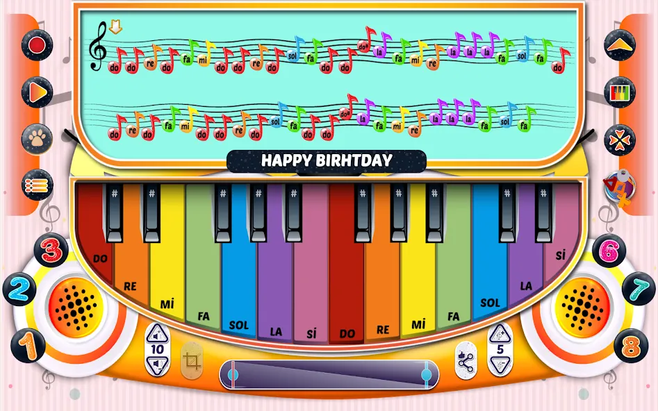 Meow Music - Sound Cat Piano [MOD: без рекламы и все ноты открыты] Screenshot 2