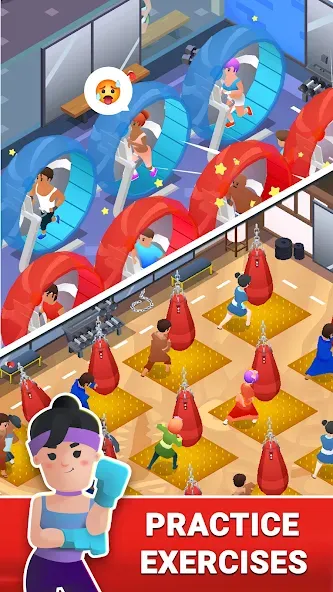 Boxing Gym Tycoon 3D: MMA Club [MOD: безлимитные деньги и энергия] Screenshot 4
