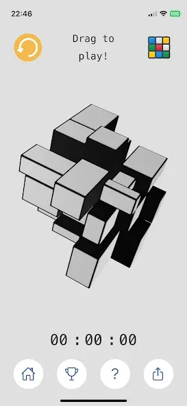 Rubik Master: Cube Puzzle 3D [MOD: подсказки и все кубики открыты] Screenshot 4