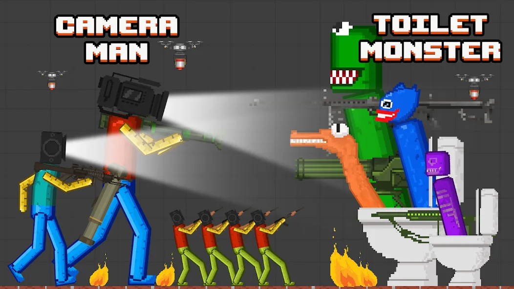 Monster Playground [MOD: безлимитные деньги и открыты все уровни] Screenshot 1
