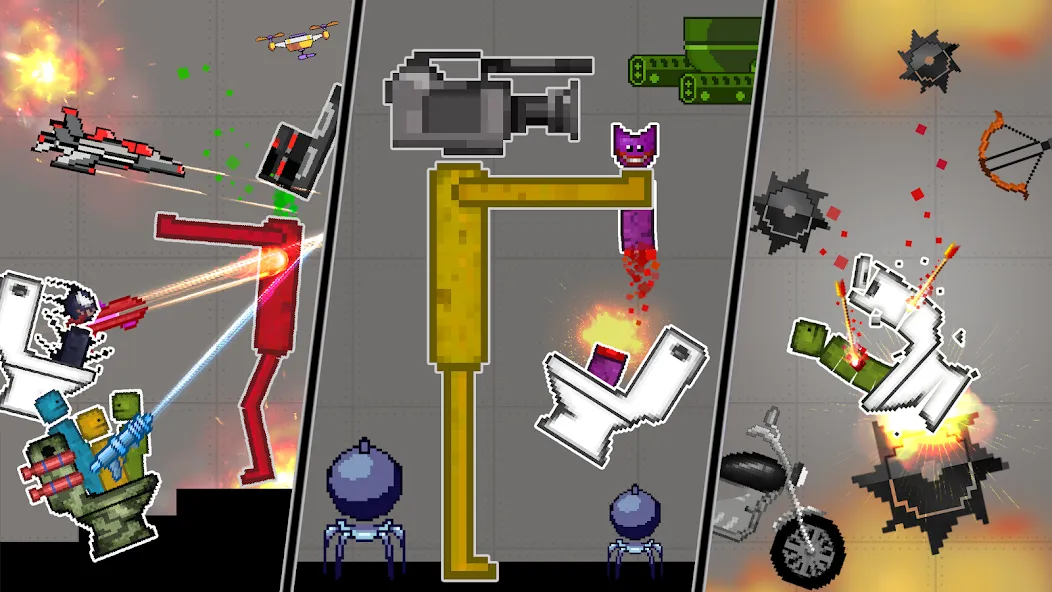 Ragdoll Dismounting Playground [MOD: безлимитные деньги и всё открыто] Screenshot 1